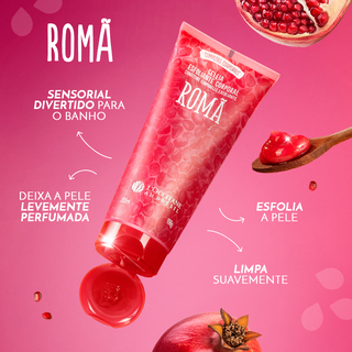 Geleia Esfoliante Corporal Romã 200ml